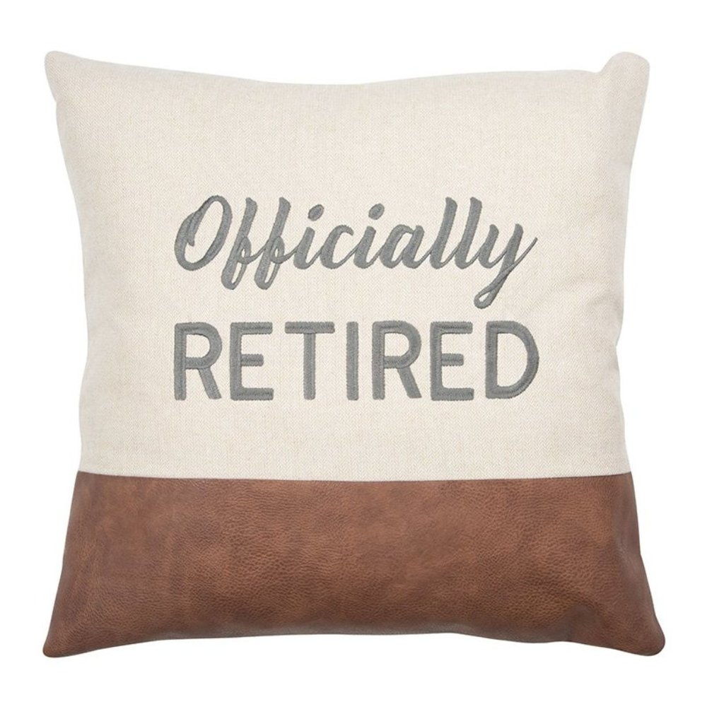 Officially Retired Pillow - NEW